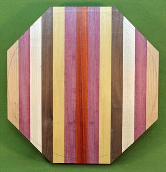 Layered / Segmented Platter Blank, Set of Two ~ 11 1/4" x 1 1/4" High ~ $84.99  #922